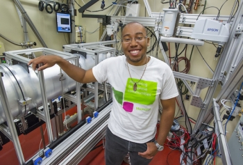After his yearlong fellowship is completed, Polite Stewart hopes to head to graduate school to study more physics at Tokyo University. | Photo courtesy of Lawrence Berkeley National Laboratory. After his yearlong fellowship is completed, Polite Stewart hopes to head to graduate school to study more physics at Tokyo University. | Photo courtesy of Lawrence Berkeley National Laboratory.