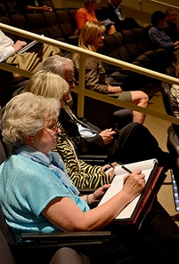 Local residents and other stakeholders listen to Oak Ridge's EM senior leadership in a public workshop to learn about EM and provide input about future mission work. Local residents and other stakeholders listen to Oak Ridge's EM senior leadership in a public workshop to learn about EM and provide input about future mission work.