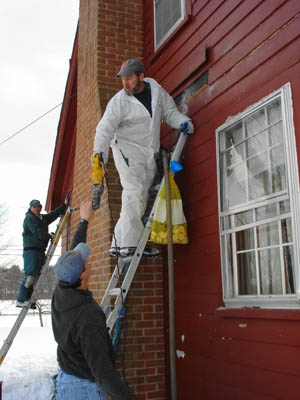 Weatherization auditors and crews assist in making a Vermont home more energy-efficient in New England winters. | Photo Courtesy of Southeastern Vermont Community Action (SEVCA) Agency | Weatherization auditors and crews assist in making a Vermont home more energy-efficient in New England winters. | Photo Courtesy of Southeastern Vermont Community Action (SEVCA) Agency |