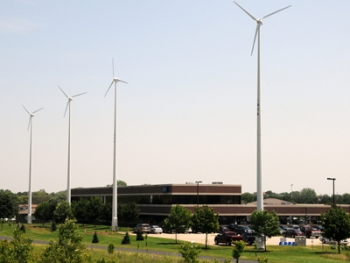 Renewegy, LLC received a $525,000 Recovery Act loan to help start its smaller-scale wind turbine business. This fall, the company will begin production on its first batch of turbine systems. | Photo courtesy of Renewegy Renewegy, LLC received a $525,000 Recovery Act loan to help start its smaller-scale wind turbine business. This fall, the company will begin production on its first batch of turbine systems. | Photo courtesy of Renewegy