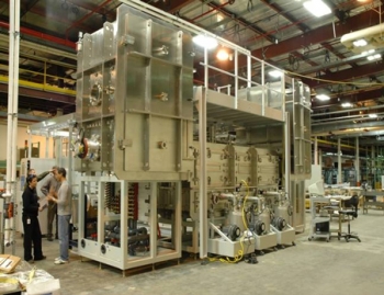 Solar films are manufactured at Precision Flow Technologies in Kingston, N.Y., facility. The factory once served as an IBM plant. | Photo Courtesy of Kevin Brady Solar films are manufactured at Precision Flow Technologies in Kingston, N.Y., facility. The factory once served as an IBM plant. | Photo Courtesy of Kevin Brady