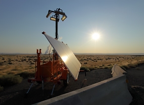 EMâs Richland Operations Office and its contractors found solar power alternatives to building 1.5 kilometers of power lines and 15 to 20 power poles to bring electricity to Hanfordâs 618-11 Burial Ground project. EMâs Richland Operations Office and its contractors found solar power alternatives to building 1.5 kilometers of power lines and 15 to 20 power poles to bring electricity to Hanfordâs 618-11 Burial Ground project.
