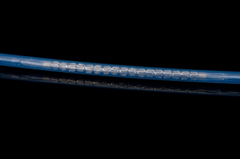 Coronary stents made from a novel PtCr alloy are more flexible and conformable than traditional stents. The PtCr alloy was developed by a research team that included metallurgists from NETL. The improved
stents are manufactured by Boston Scientific Corporation. Photo courtesy of Boston Scientific Corporation. Coronary stents made from a novel PtCr alloy are more flexible and conformable than traditional stents. The PtCr alloy was developed by a research team that included metallurgists from NETL. The improved
stents are manufactured by Boston Scientific Corporation. Photo courtesy of Boston Scientific Corporation.