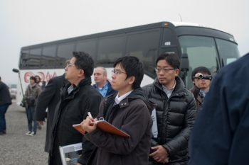 TEPCO officials tour the Hanford site to learn about cleanup technologies that could be used in the cleanup of the Fukushima Daiichi Nuclear Power Plant accident that occurred in 2011. TEPCO officials tour the Hanford site to learn about cleanup technologies that could be used in the cleanup of the Fukushima Daiichi Nuclear Power Plant accident that occurred in 2011.