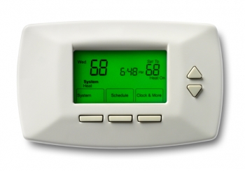 A digital programmable thermostat set for energy savings during the heating season can save energy and money. | Photo courtesy of ©iStockphoto/burwellphotography A digital programmable thermostat set for energy savings during the heating season can save energy and money. | Photo courtesy of ©iStockphoto/burwellphotography