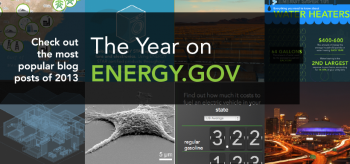 Take a look back at 2013 with the most popular blog posts on Energy.gov. Take a look back at 2013 with the most popular blog posts on Energy.gov.