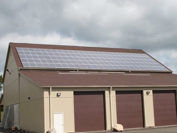 Solar panels have been installed at a shelter facility near Ulster County Fairgrounds. | Photo courtesy of Ulster County Solar panels have been installed at a shelter facility near Ulster County Fairgrounds. | Photo courtesy of Ulster County