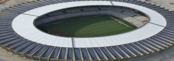 The Mineirão Stadium, with its six thousand solar panels, is ready for more World Cup Action | Photo courtesy of Renato Cobucci/Imprensa/MG The Mineirão Stadium, with its six thousand solar panels, is ready for more World Cup Action | Photo courtesy of Renato Cobucci/Imprensa/MG