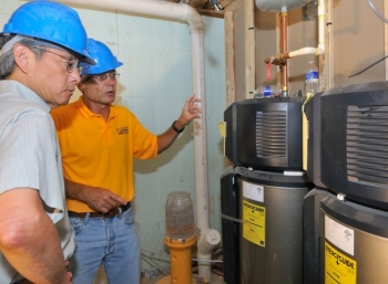 Choosing an efficient water heater will help you save money and Energy. | Photo Credit Energy Department Choosing an efficient water heater will help you save money and Energy. | Photo Credit Energy Department