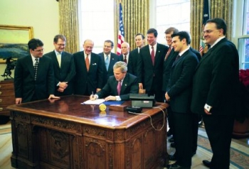 December 3, 2003: Bush signs Nanotechnology R&D Act December 3, 2003: Bush signs Nanotechnology R&D Act