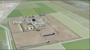 Rendition of HECA Polygen Power Plant with fertilizer production facility. Rendition of HECA Polygen Power Plant with fertilizer production facility.