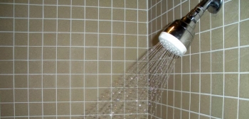 Low-flow fixtures will help you reduce your hot water use and save money on your water heating bills. | Photo courtesy of Huntington Veterans Medical Ctr. Low-flow fixtures will help you reduce your hot water use and save money on your water heating bills. | Photo courtesy of Huntington Veterans Medical Ctr.