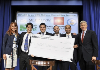 9. Grand Prize Winners at the National Clean Energy Business Plan Competition