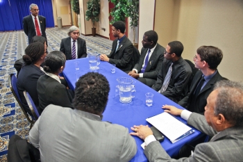 Talking STEM at Hampton University