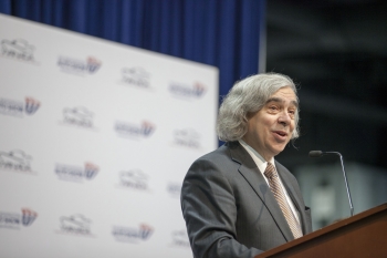 Secretary Moniz at the Washington Auto Show