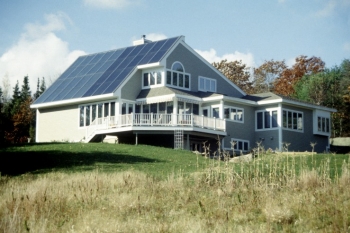 When connecting a home energy system to the electric grid, research and consider equipment required as well as your power providerâs requirements and agreements. | Photo courtesy of Solar Design Associates, Inc.