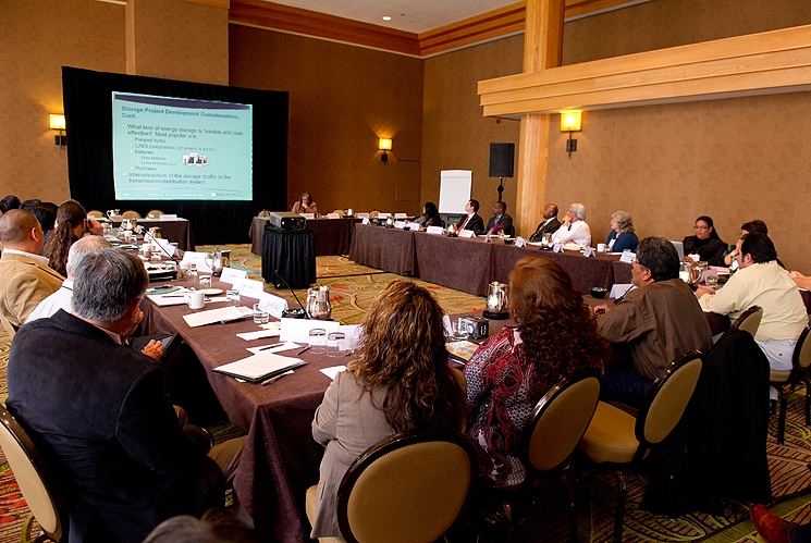 The Office of Indian Energy Tribal Leader Energy Forum on transmission took place February 7-8, 2012, in Denver, Colorado. Photo by Dennis Schroeder, NREL The Office of Indian Energy Tribal Leader Energy Forum on transmission took place February 7-8, 2012, in Denver, Colorado. Photo by Dennis Schroeder, NREL