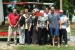 Participants in the campaign from the Portsmouth/Paducah Project Office gather in front of a dunk tank that helped draw in donors to the food drive.