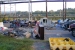 A waste area at an East Tennessee Technology Park scrap yard before cleanup.