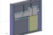 The carbon steel doors come together to form an upside-down L-shape. The 102-ton door was set on top of the 85-ton door that was installed at the end of December.