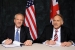 DOE Senior Advisor for Environmental Management David Huizenga (left) and Mark
Lesinski, U.K.'s Nuclear Decommissioning Authority (NDA) Executive Director for Delivery,
renewed the Statement of Intent between DOE and NDA in a signing ceremony this week.