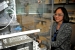Hnin Khaing focuses on her work at WIPP Laboratories near Carlsbad, New Mexico