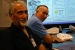 Dr. Robert C. Nelson, right, is shown during a visit to NASA’s Jet Propulsion Laboratory in Pasadena, Calif. with the Interagency Nuclear Safety Review Panel coordinator for the U.S. Department of Defense.
