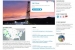 A screenshot of the newly revamped EM website.