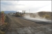 A road is improved at the Grand Junction, Colorado, Disposal Site.