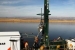 Workers drilled 171 wells along the shoreline of the Columbia River, which runs through the Site. The new wells will help extend a chemical groundwater barrier in the soil by half a mile along the river to contain radioactive contamination in the groundwater (strontium-90).