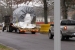 The 6,500-pound Tank W-1A is shipped away from ORNL.