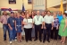 DOE Carlsbad Field Office Deputy Manager Ed Ziemianski presents a Waste Isolation Pilot Plant (WIPP) team with the Green Zia Program Silver Level Leader award from the New 
Mexico Environment Department earlier this month in recognition of environmental initiatives. Shown right of Ziemianski is Farok Sharif, Washington TRU Solutions LLC, the WIPP management and operating contractor, President and General Manager.