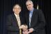 Thomas Staker, Deputy Director for Oversight in the Office of Enforcement and Oversight with Secretary Steven Chu as he receives a Secretary of Energy Excellence Award. | Photo courtesy of the Energy Department