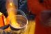 Gas hydrate is an ice-like solid that results from the trapping of methane molecules - the main component of natural gas - in a lattice-like cage of water molecules. Called the "ice that burns," this substance releases gaseous methane when it melts. 