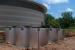 Ice storage coolers lie next to the central plant for the American Indian Cultural Center and Museum in Oklahoma City, OK. | Photo courtesy of the American Indian Cultural Center and Museum |