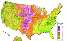 High-resolution maps of wind resource potential.