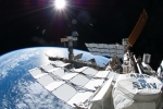 The Alpha Magnetic Spectrometer experiment is a particle detector which was lofted to the International Space Station onboard the Space Shuttle Endeavour about two years ago. | Image courtesy of NASA.