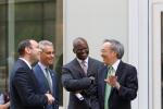 Secretary Chu joined Chicago Mayor Rahm Emanuel to announce the city’s participation in the Better Buildings Challenge. | Photo by Brooke Collins.