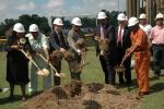 Birmingham Mayor William A. Bell, Sr., City officials, and DOE representatives at Monday's groundbreaking.