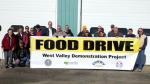 West Valley Demonstration Project has a reputation for strong community involvement. Pictured here are the volunteers who distributed food to seven food banks.