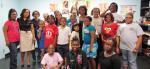 Dot Harris visited the after school program at the Greater Atlanta chapter of Girls Inc. on May 18. 