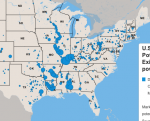 This map demonstrates the potential capacity to generate clean hydroelectric energy at existing non-powered dams across the U.S.