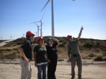 START team members conduct a wind site assessment on the Campo Indian Reservation.