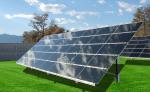 Thin film solar panels produced by General Electric’s PrimeStar in Arvada, Colorado | Image courtesy of <a href="http://edelman.com/">Edelman</a>.