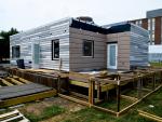 The Re_house is nearing completion. | Courtesy of the University of Illinois at Urbana-Champaign Solar Decathlon Team.