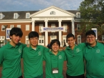 Winners of the 2011 Regional Science Bowl competition (hosted in partnership with the University of Texas - Pan American) pose at the national competition in Washington, DC. | Courtesy of the University of Texas - Pan American HESTEC Program.