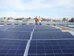 Wrigley Manufacturing Company is using solar energy to help run its Altoids manufacturing plant in Chattanooga, Tennessee. | Photo courtesy of Chris Davis, Tennessee Solar Institute.