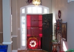 Blower door test during a home energy audit. | Holtkamp Heating & A/C, Inc.