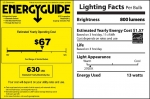 The EnergyGuide and Lighting Facts labels help you understand both the purchase price and the operating cost when shopping for new appliances or lighting.