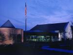 Homewood Public Library at Night | Photo Courtesy of Homewood Public Library